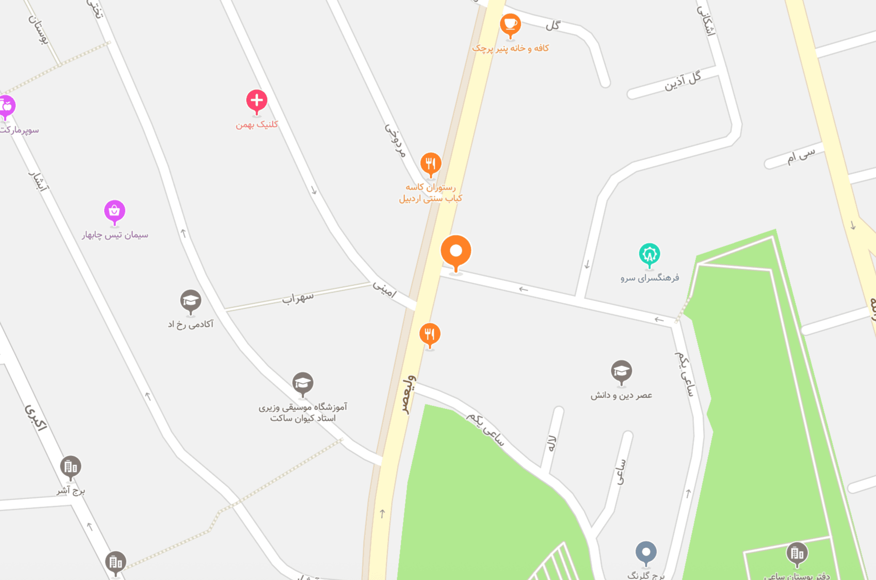 لوکیشن شرکت